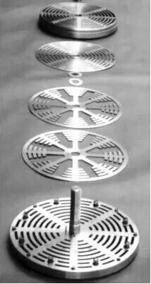 带自弹缓冲片无摩擦网状阀