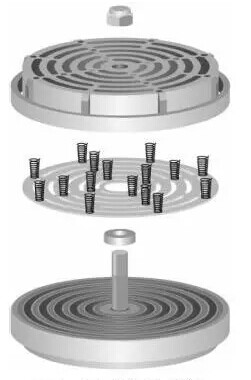 带塑料阀片网状阀
