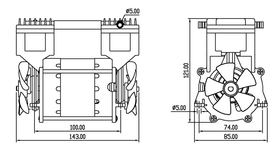 无油空气压缩机