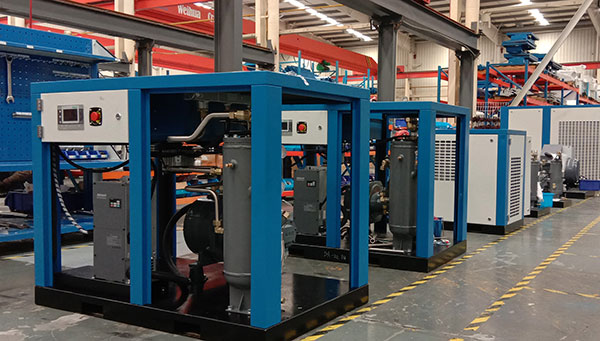 无油空压机,螺杆空压机机组运行产气量不足怎么办?